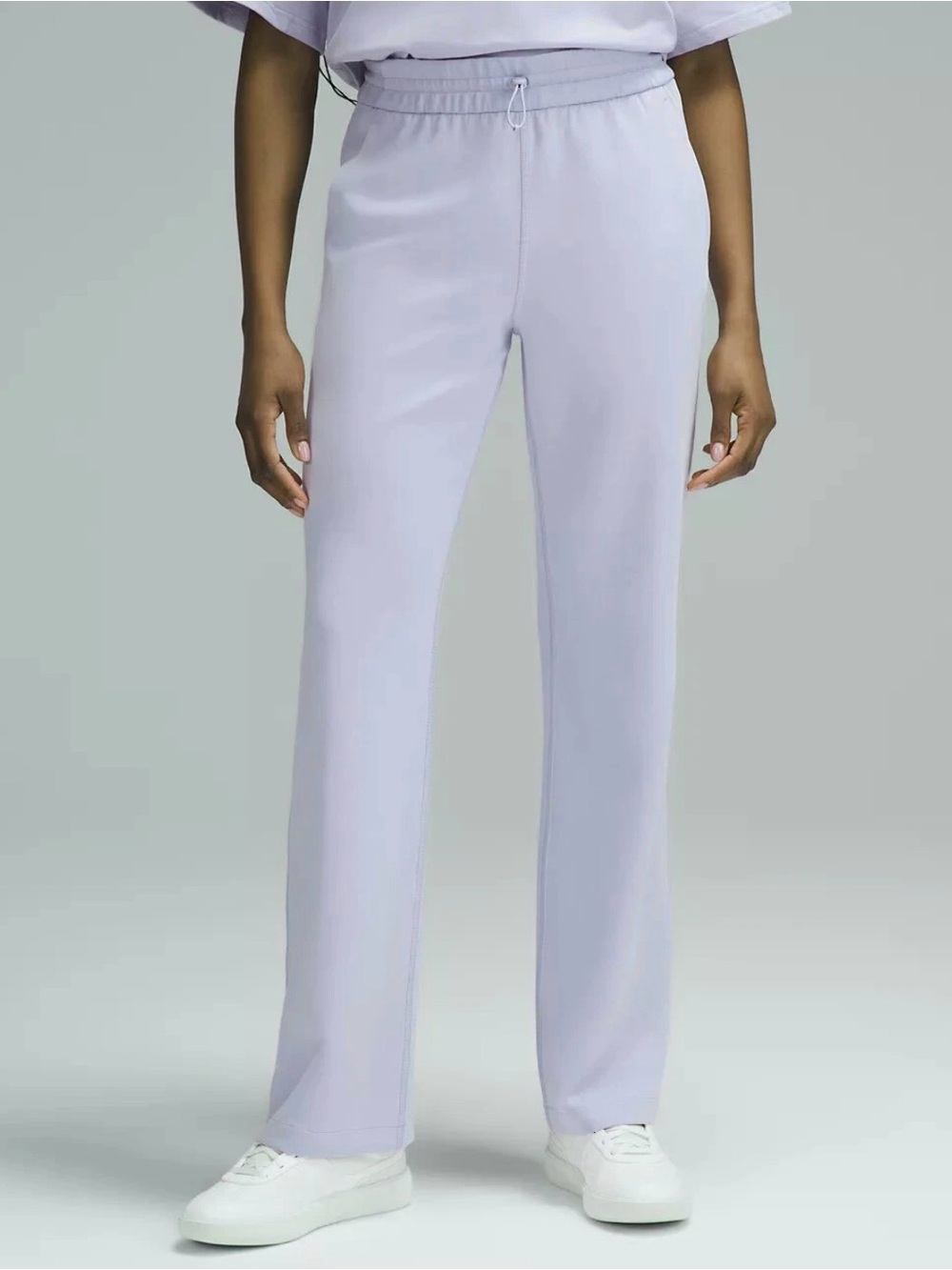 Lululemon Brushed Softstreme Split-Hem High-Rise Pants Lavender Size S Asia Fit